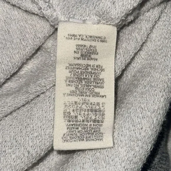 The Great. The Shrunken Bib Sweatshirt Heather Grey Medium - Picture 12 of 14